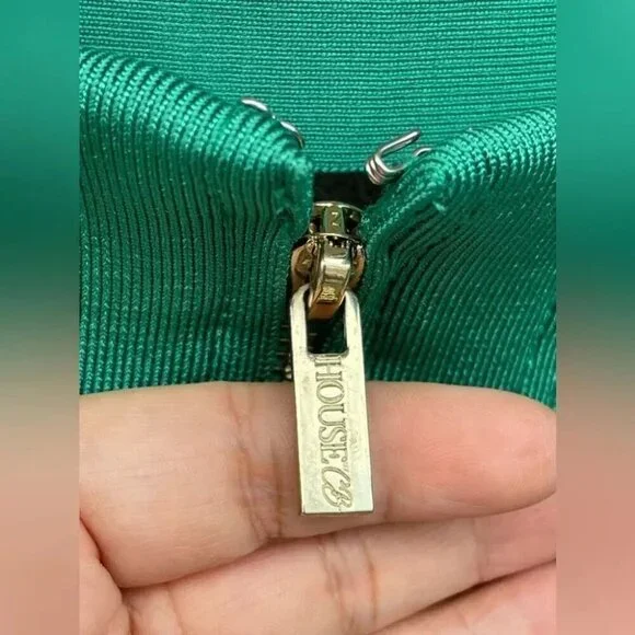 House of CB Caltina Bandage Mesh Bardot Cut out Mini Dress Size Small - Picture 12 of 13